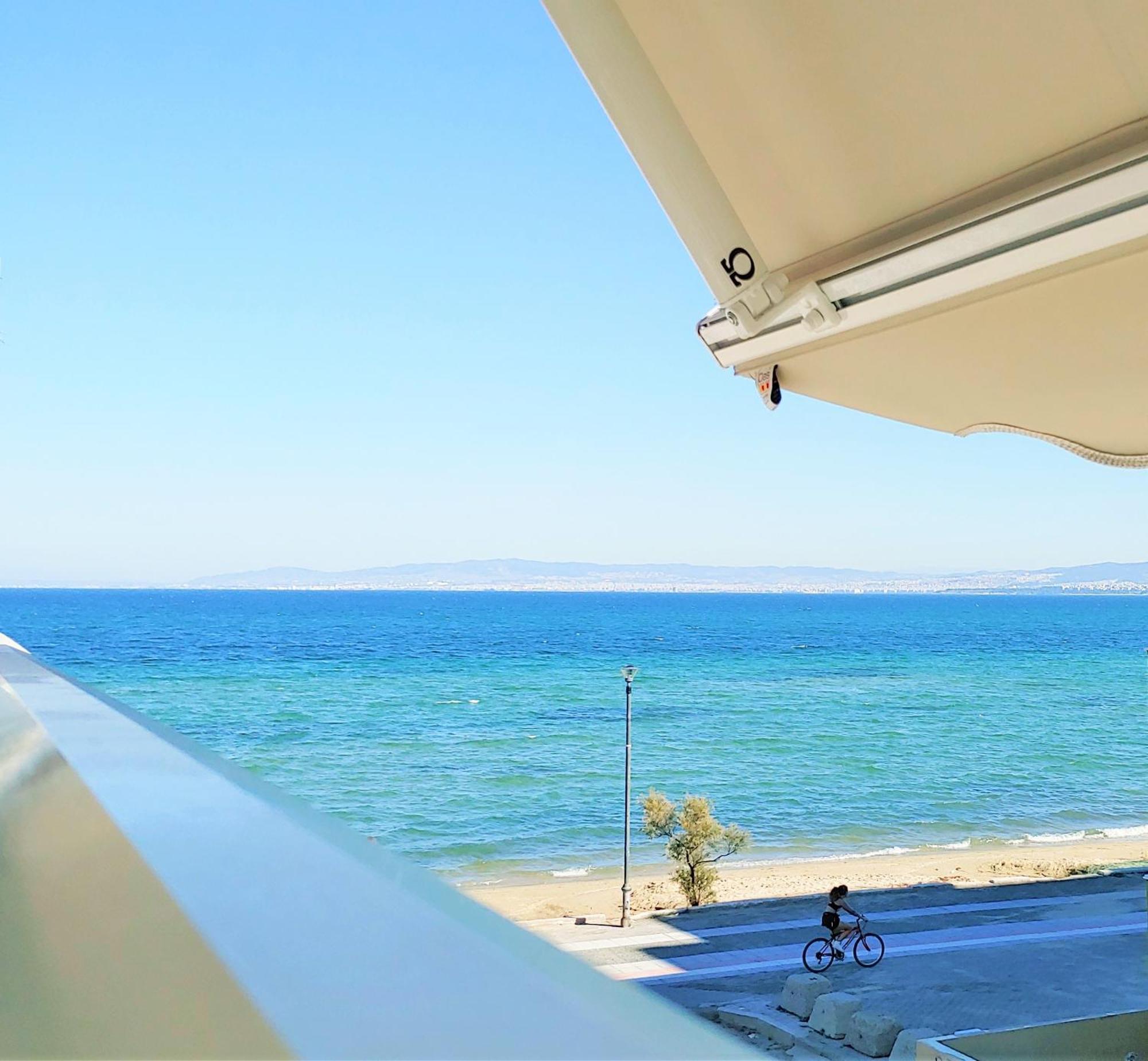 Niko'S Apartment - Beautiful Sea View Apartment ! Peraía Buitenkant foto